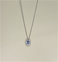 Collana Recarlo Donna in Oro bianco Zaffiro P79CC008/ZB025-45